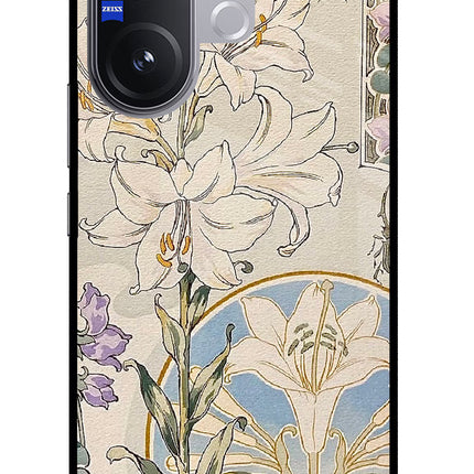 White Lily Vivo V60 5G Glass Case