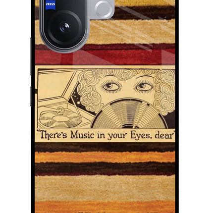 Vinyl Stripes Vivo V60 5G Glass Case