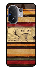 Vinyl Stripes Vivo V60 5G Glass Case