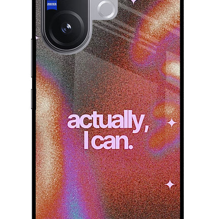 Pink Aura Vivo V60 5G Glass Case