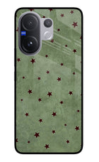 Green Stars Vivo V60 5G Glass Case
