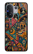Folk Print Vivo V60 5G Glass Case