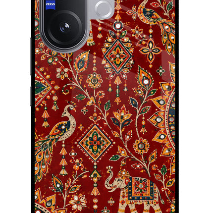 Laal Riwaaz Vivo V60 5G Glass Case