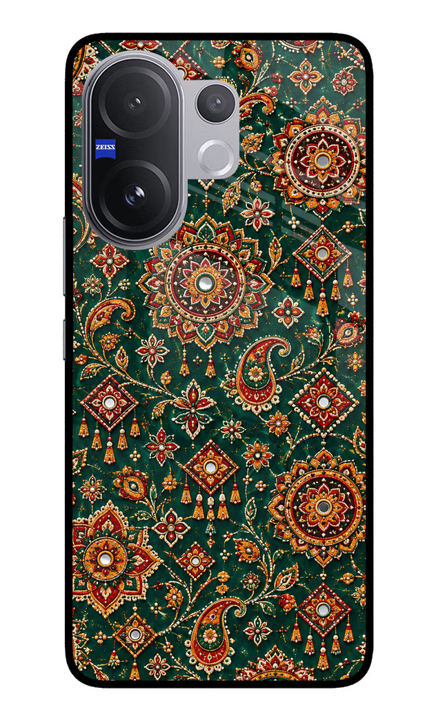 Green Pataka Vivo V60 5G Glass Case