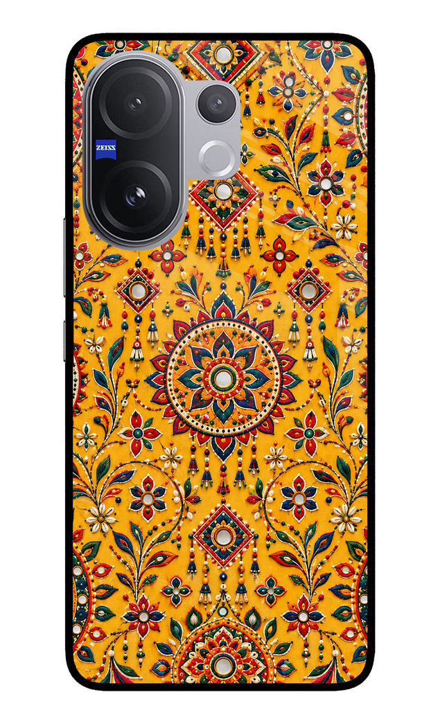 Sunlit Aura Vivo V60 5G Glass Case