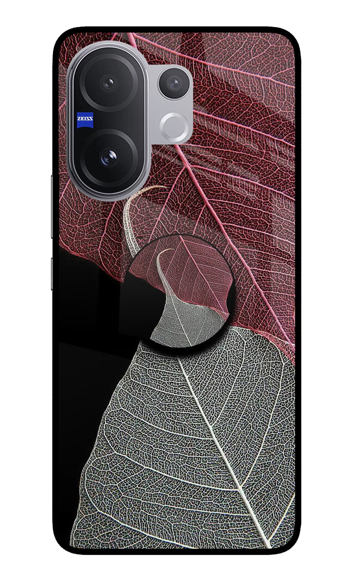 Leaf Pattern Vivo V60 5G Pop Case by Casekaro