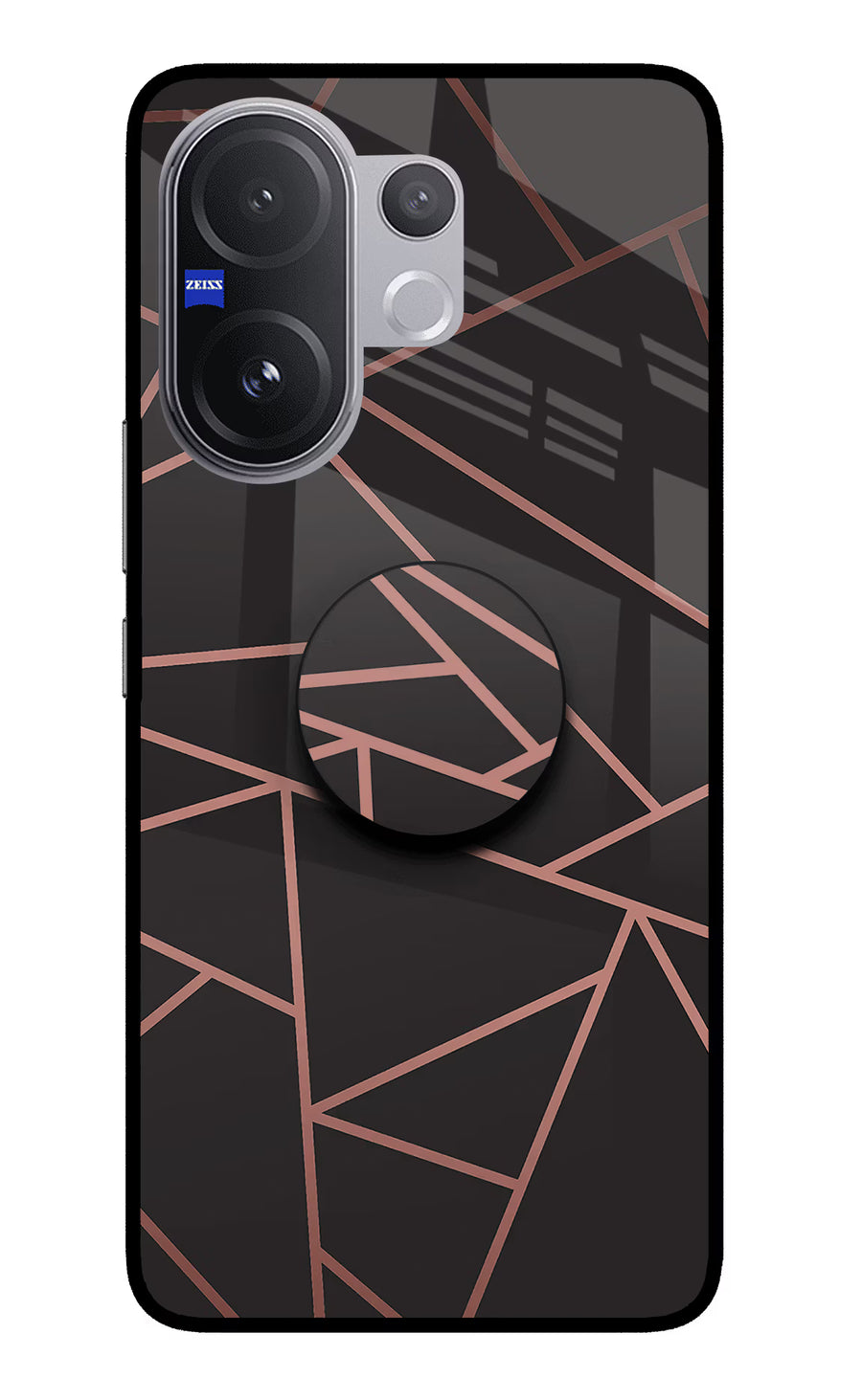 Geometric Pattern Vivo V60 5G Pop Case, Glass case