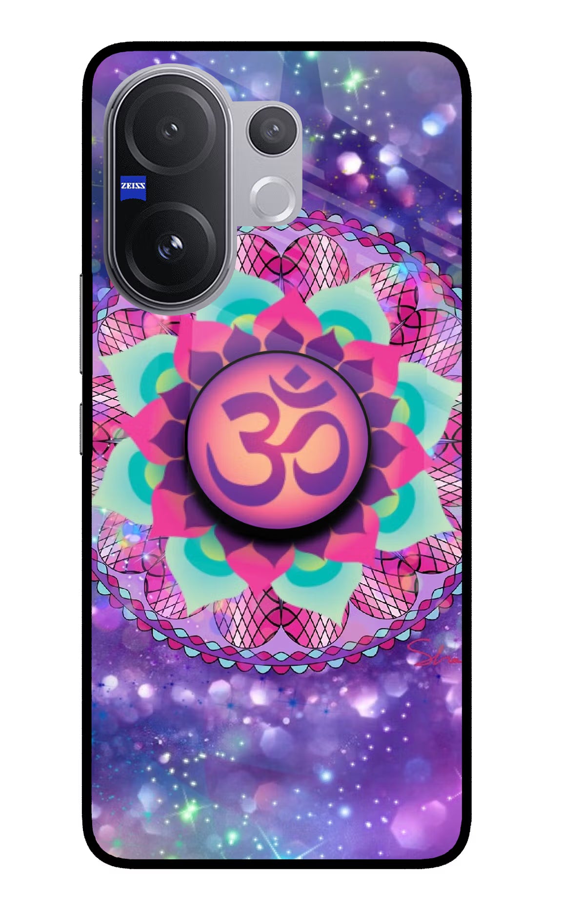 Om Purple Vivo V60 5G Pop Case by Casekaro