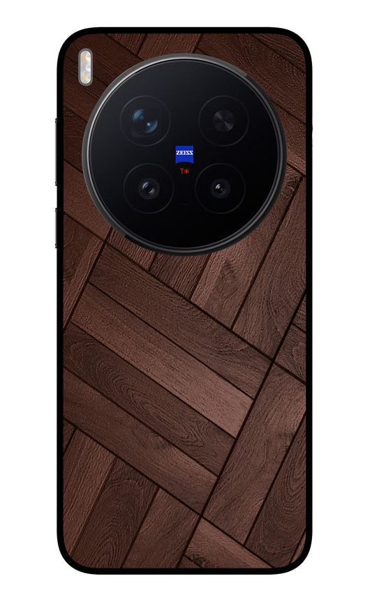Wooden Texture Design Vivo X300 Pro Glass Case