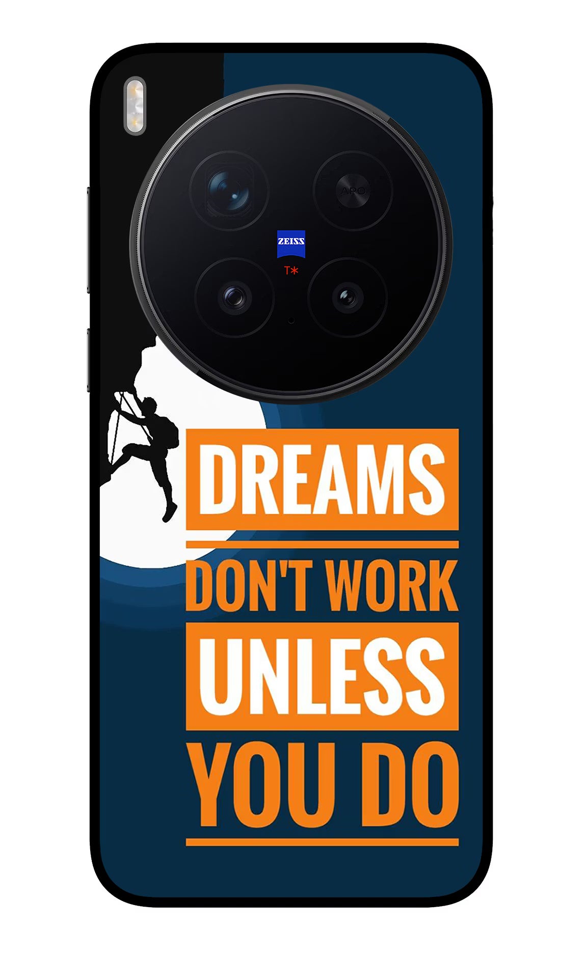 Dreams Don’T Work Unless You Do Vivo X300 Pro Glass Case