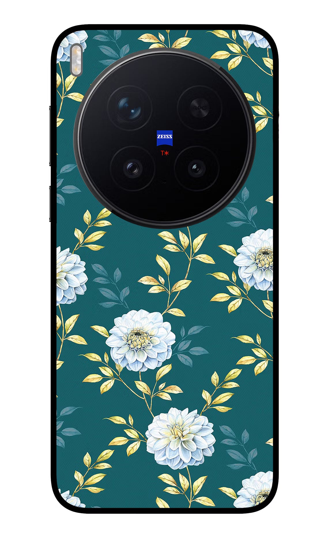 Flowers Vivo X300 Pro Glass Case