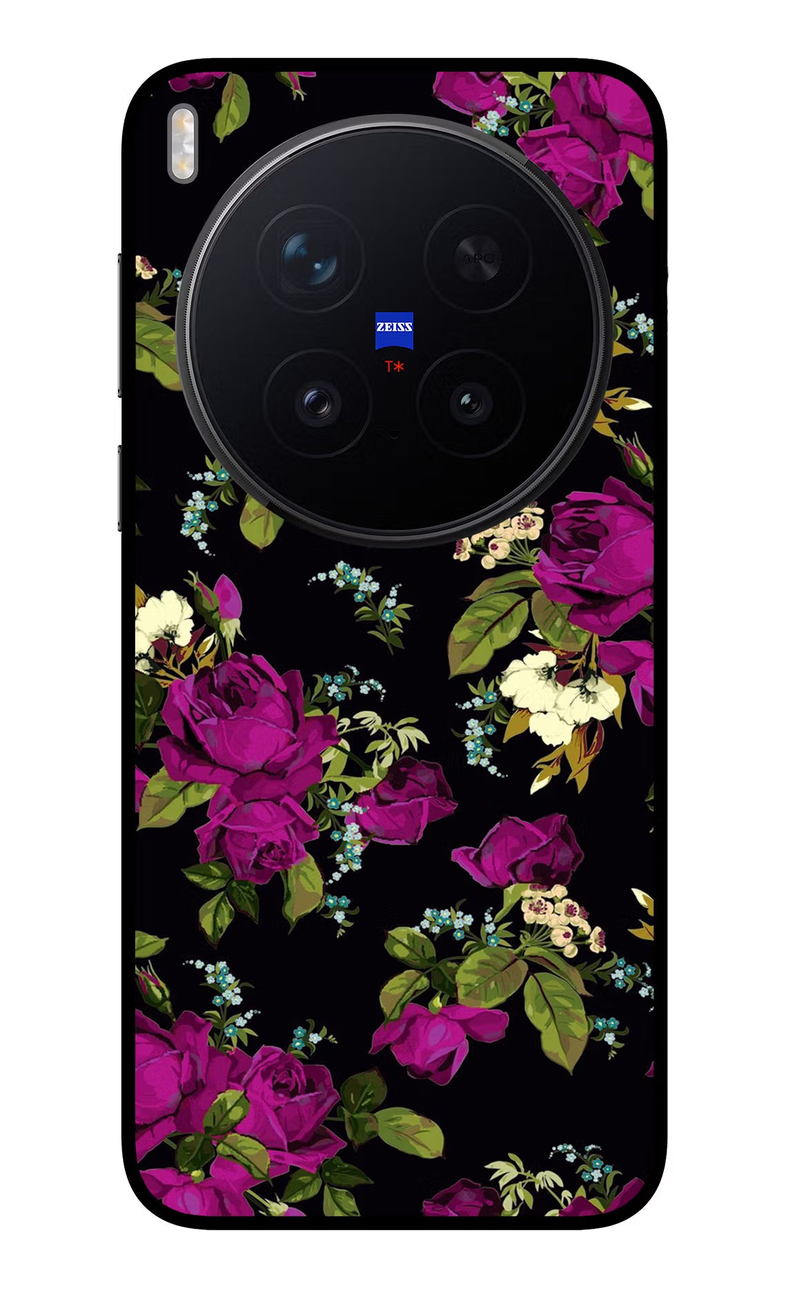 Flowers Vivo X300 Pro Glass Case