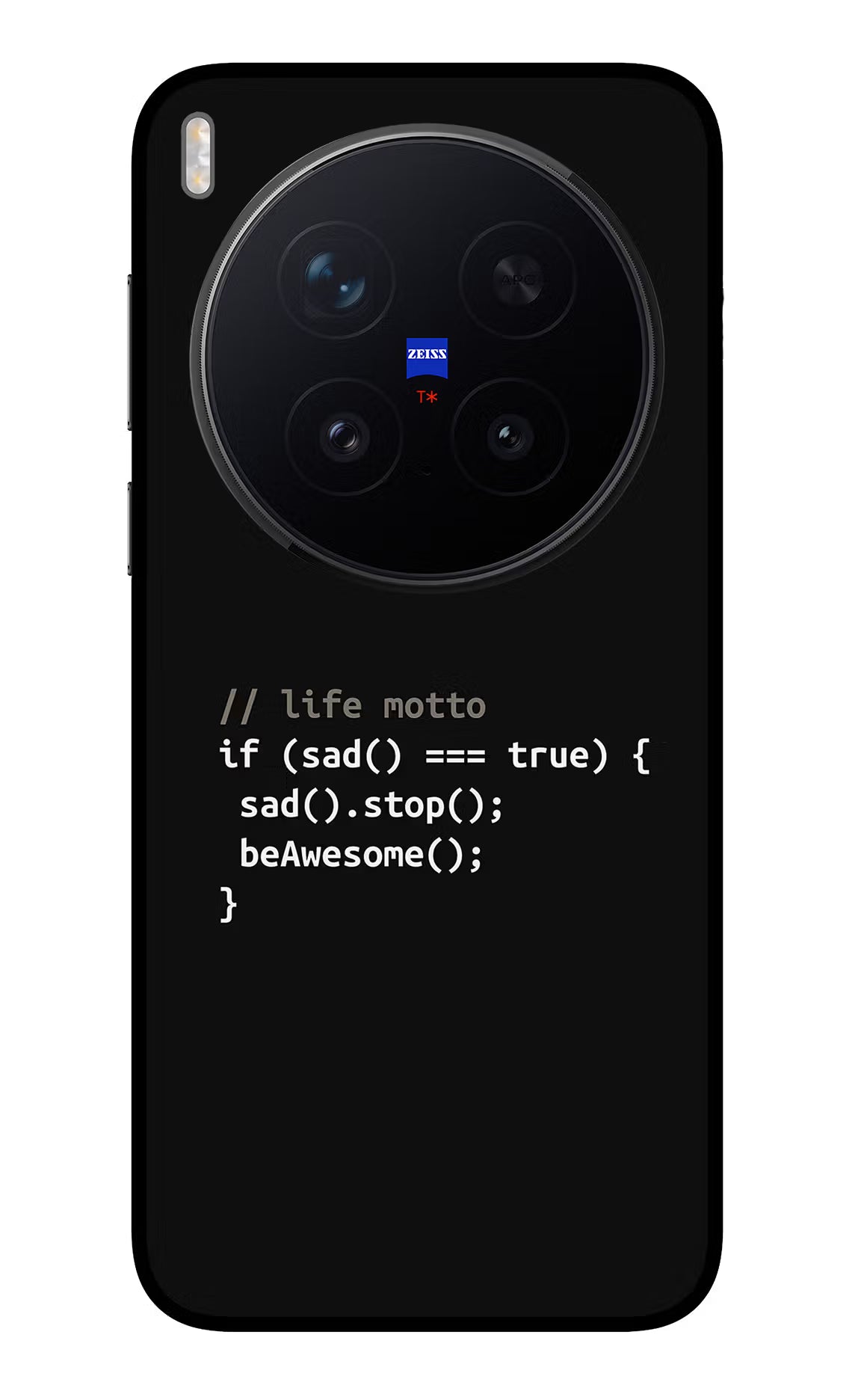 Life Motto Code Vivo X300 Pro Glass Case