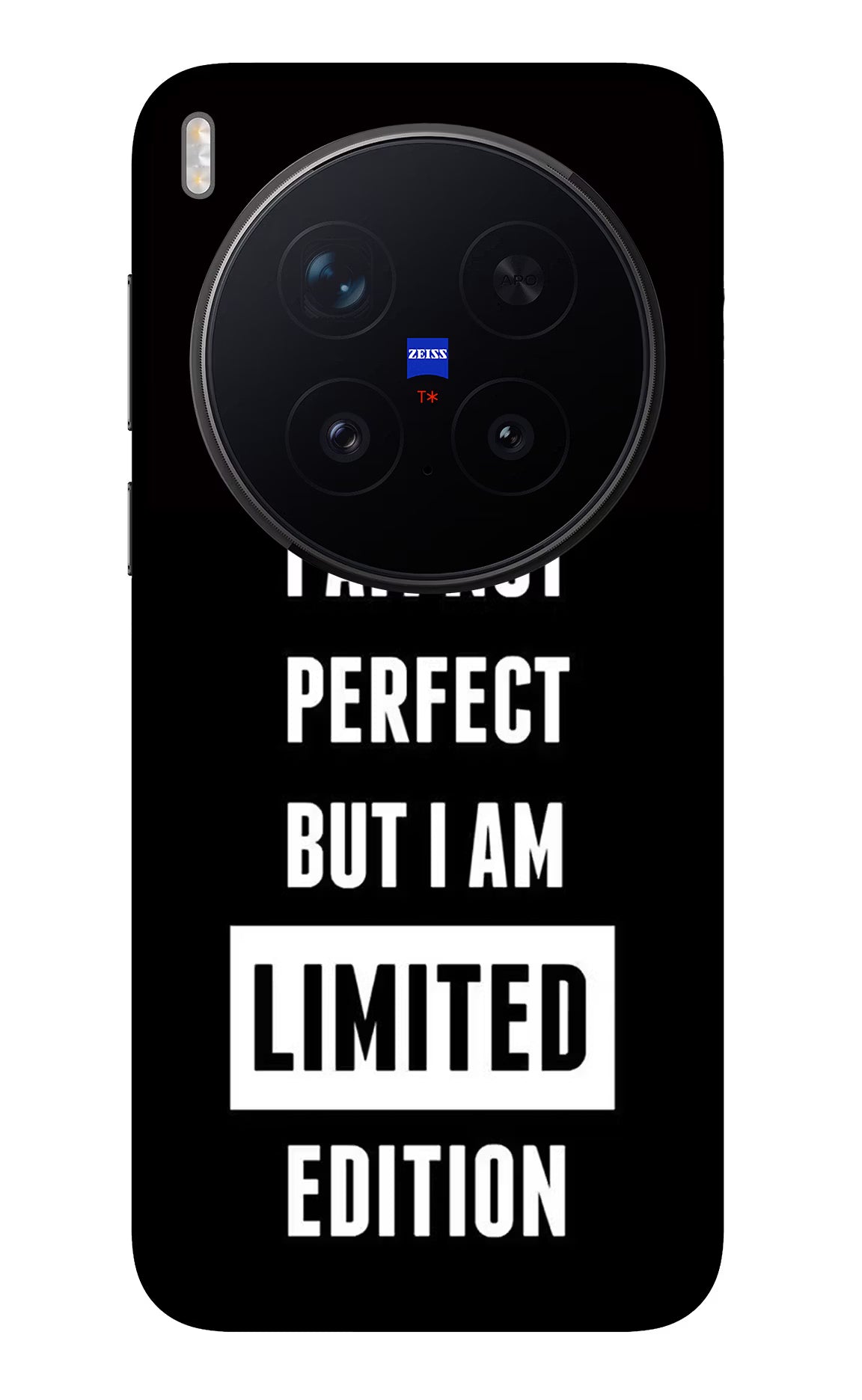 I Am Not Perfect But I Am Limited Edition Vivo X300 Pro Glass Case