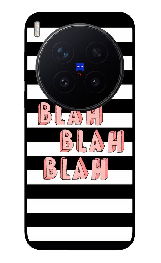 Blah Blah Blah Vivo X300 Pro Glass Case