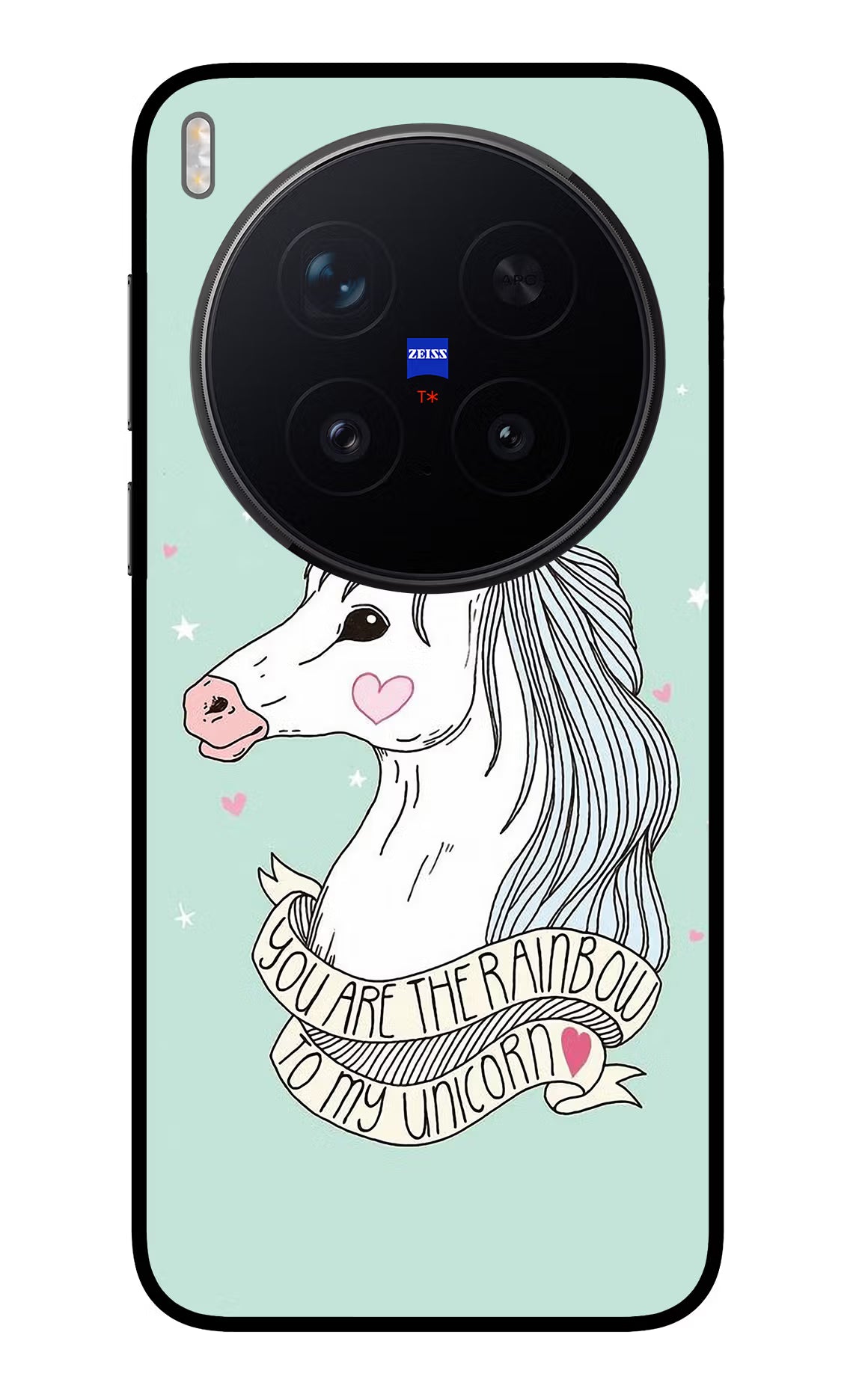 Unicorn Wallpaper Vivo X300 Pro Glass Case Back Cover by Casekaro