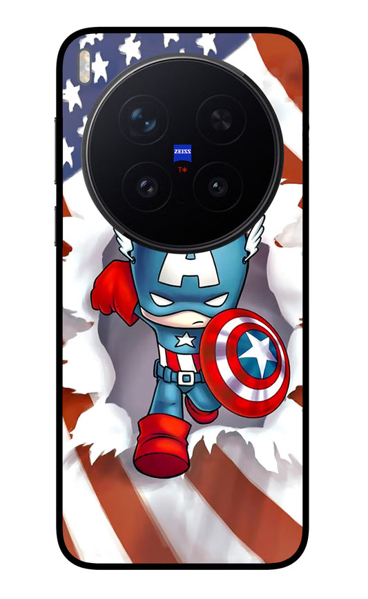 Captain America Vivo X300 Pro Glass Case