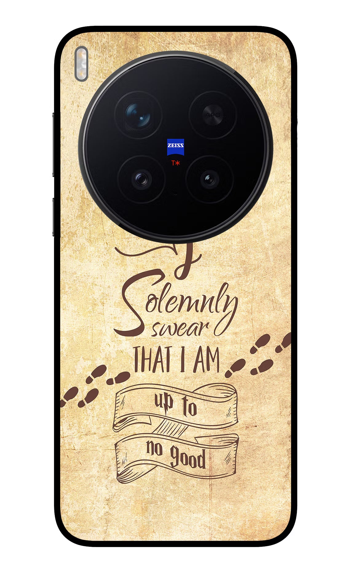 I Solemnly swear that i up to no good Vivo X300 Pro Glass Case Back Cover by Casekaro