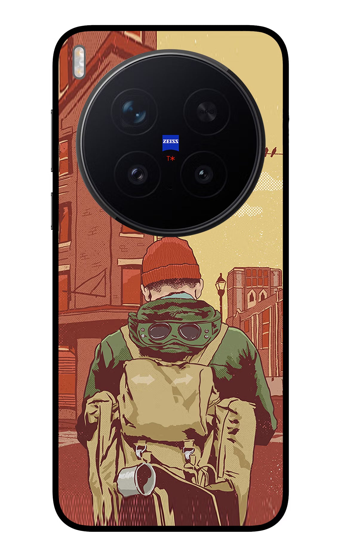 Adventurous Vivo X300 Pro Glass Case Back Cover by Casekaro