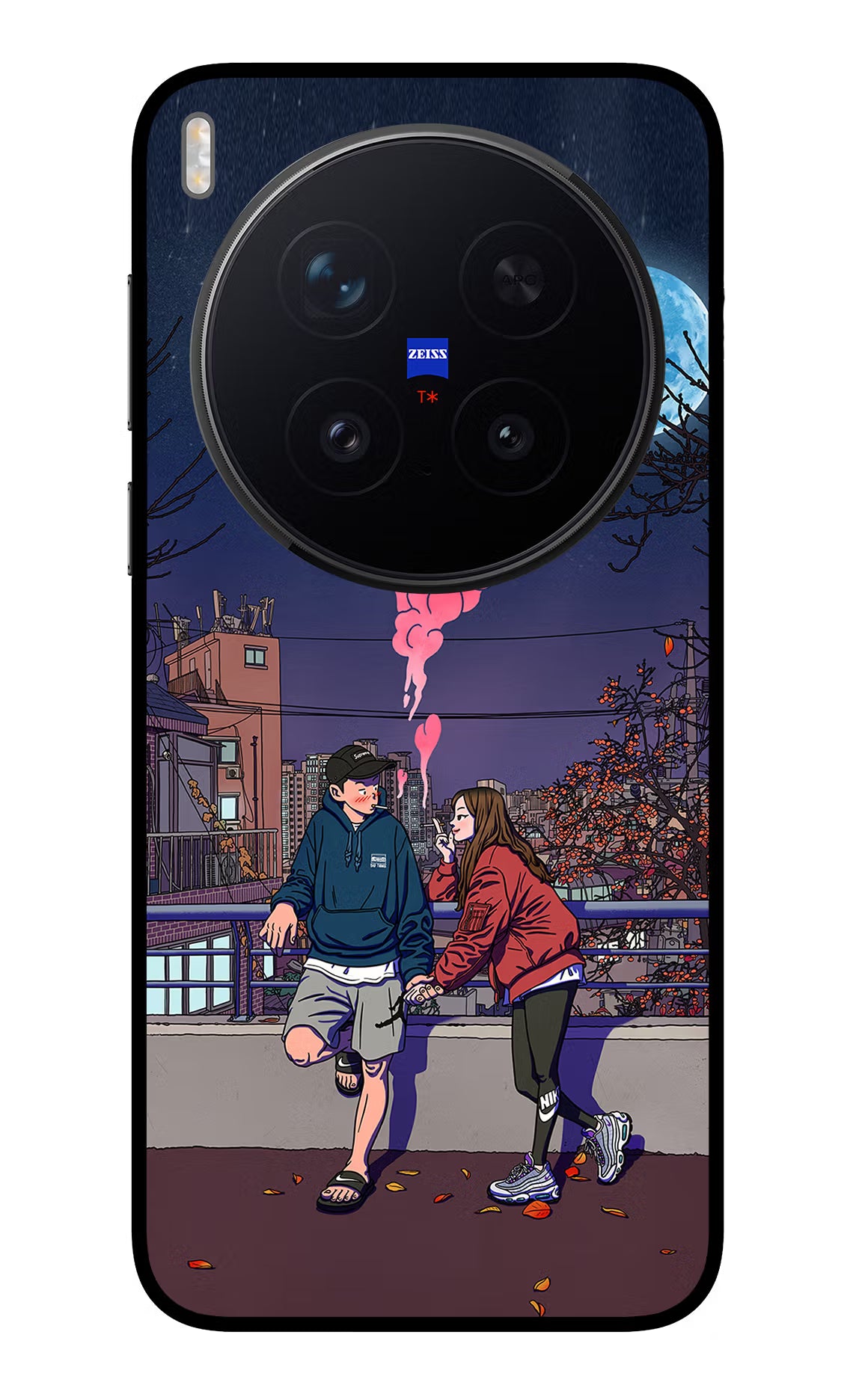 Chilling Couple Vivo X300 Pro Glass Case