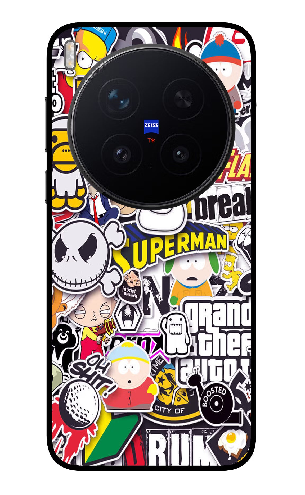 Sticker Bomb Vivo X300 Pro Glass Case