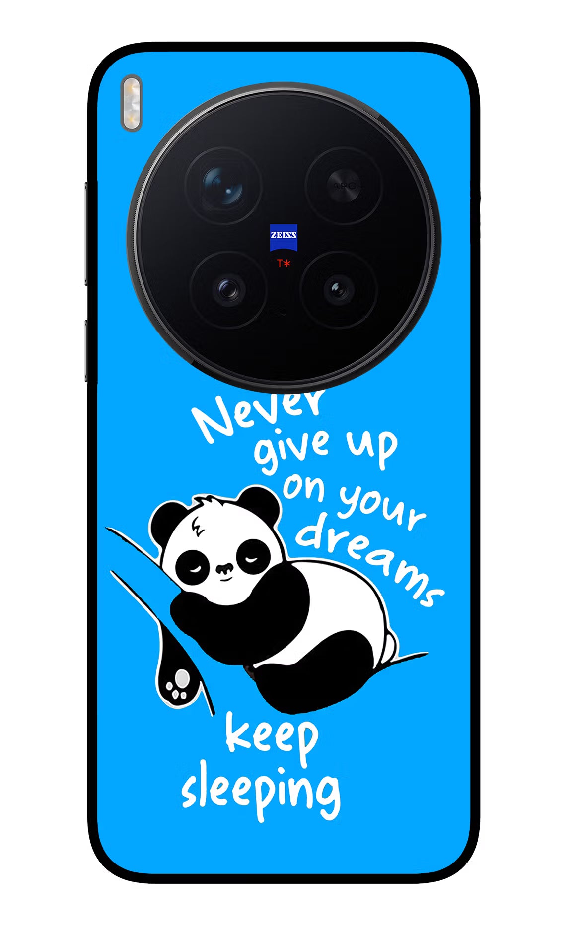 Keep Sleeping Vivo X300 Pro Glass Case Back Cover by Casekaro