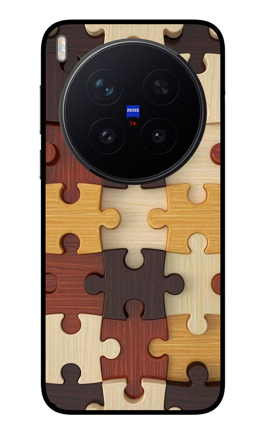 Wooden Puzzle Vivo X300 Pro Glass Case