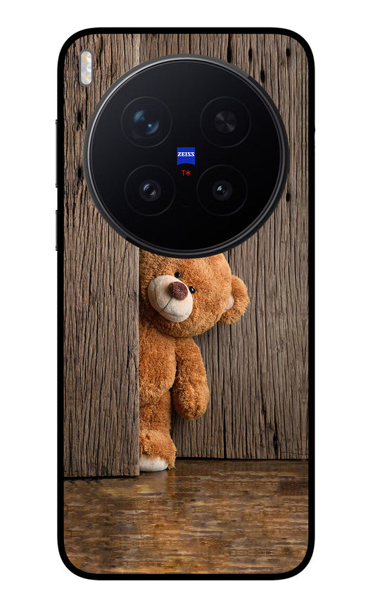 Teddy Wooden Vivo X300 Pro Glass Case