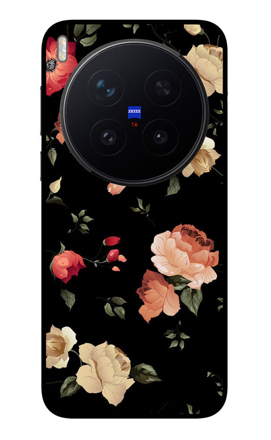 Flowers Vivo X300 Pro Glass Case