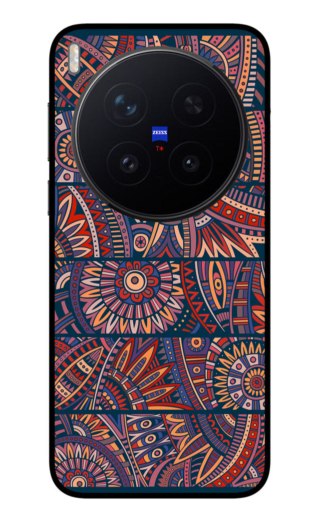 African Culture Design Vivo X300 Pro Glass Case Back Cover by Casekaro