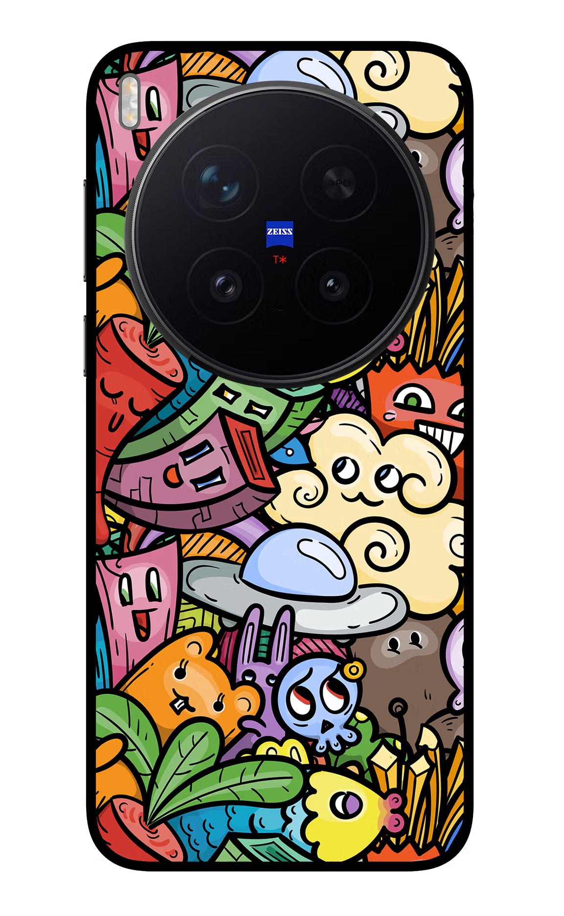 Veggie Doodle Vivo X300 Pro Glass Case