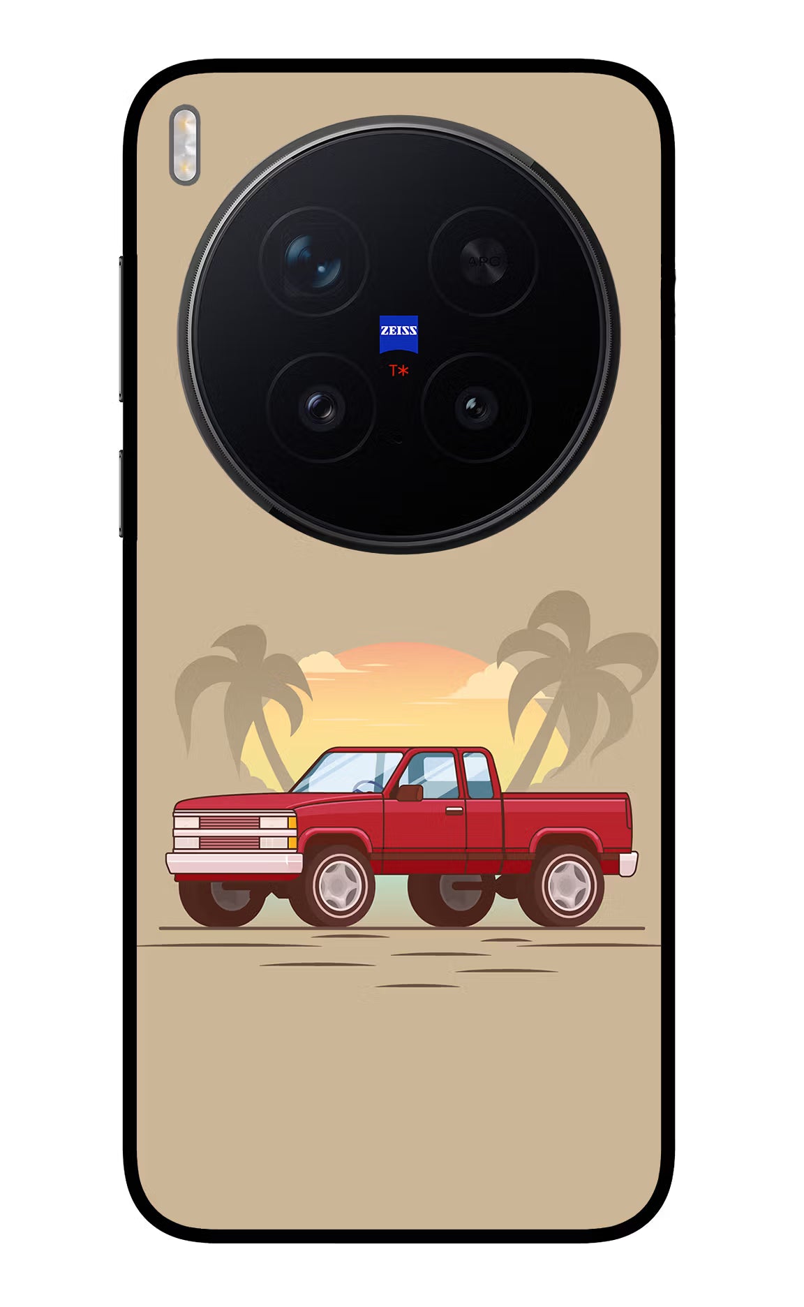 Desert Classic Drive Vivo X300 Pro Glass Case Back Cover by Casekaro