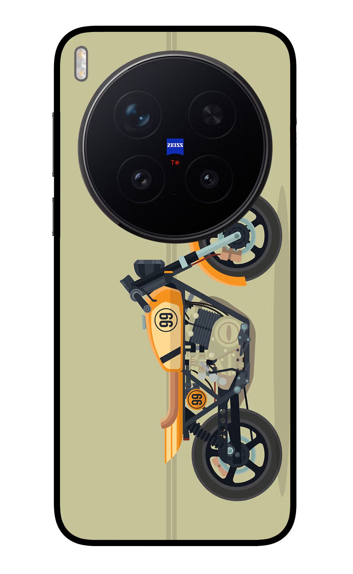 Vertical Speedster Vivo X300 Pro Glass Case