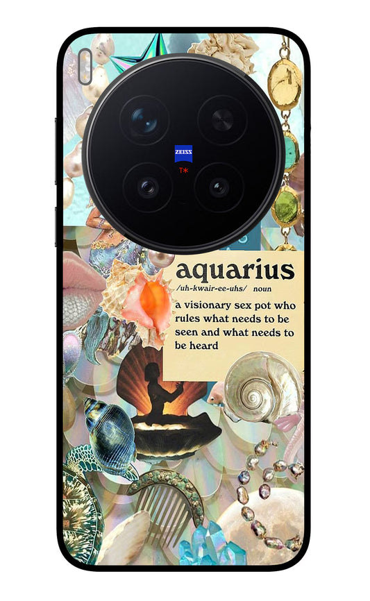 Aquarius Zodiac Vivo X300 Pro Glass Case
