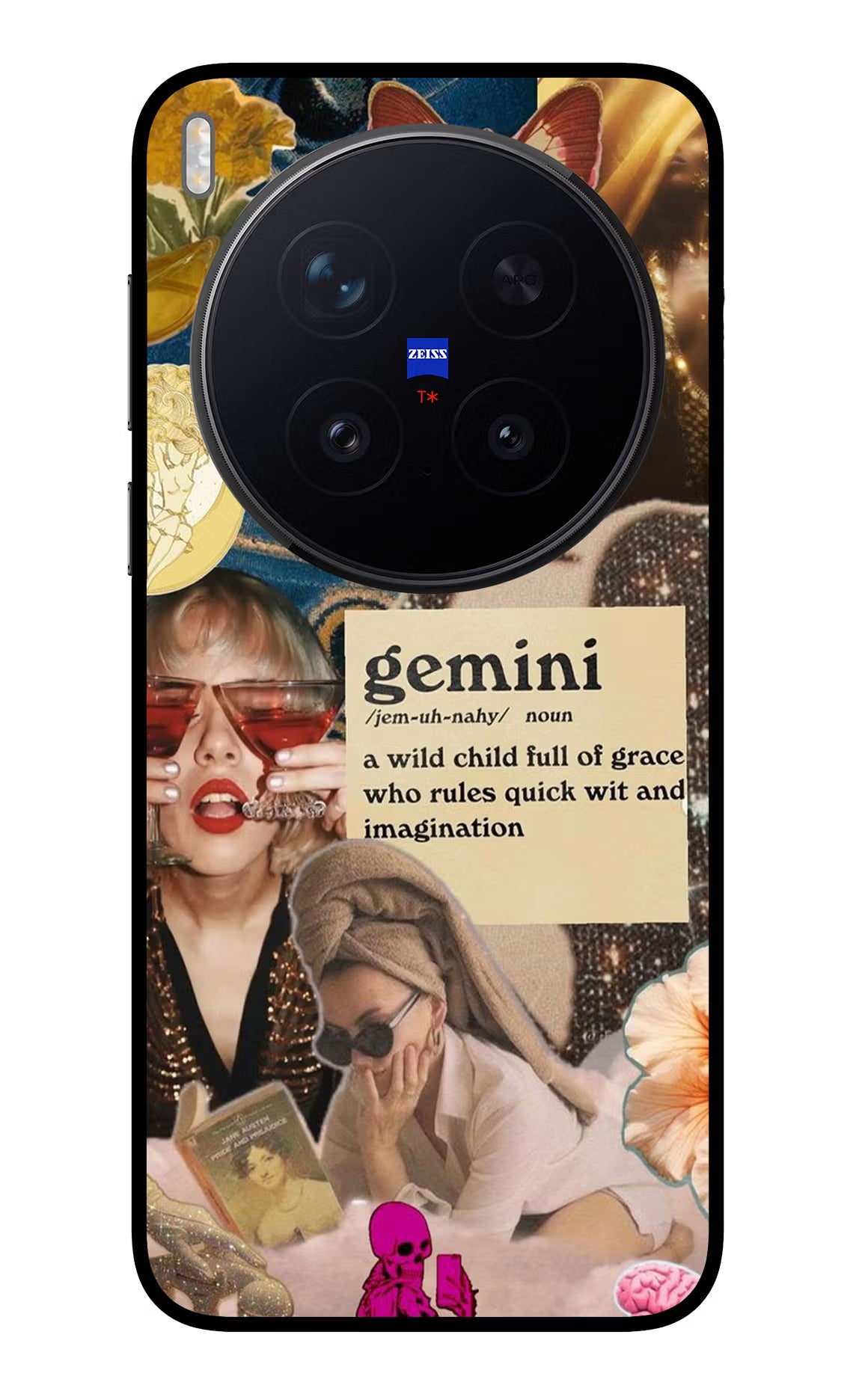 Gemini Zodiac Vivo X300 Pro Glass Case