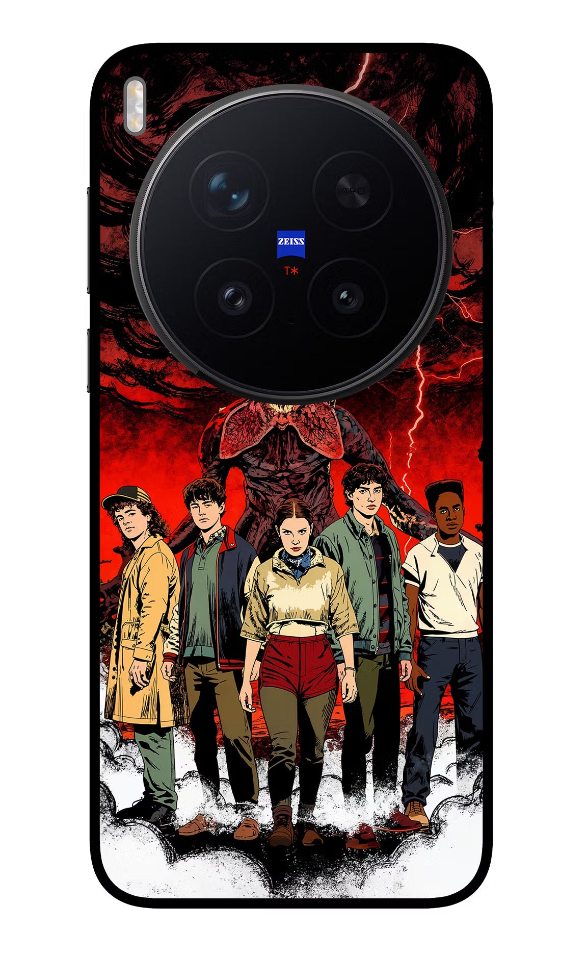 Ordinary Things Characters Vivo X300 Pro Glass Case Back Cover by Casekaro