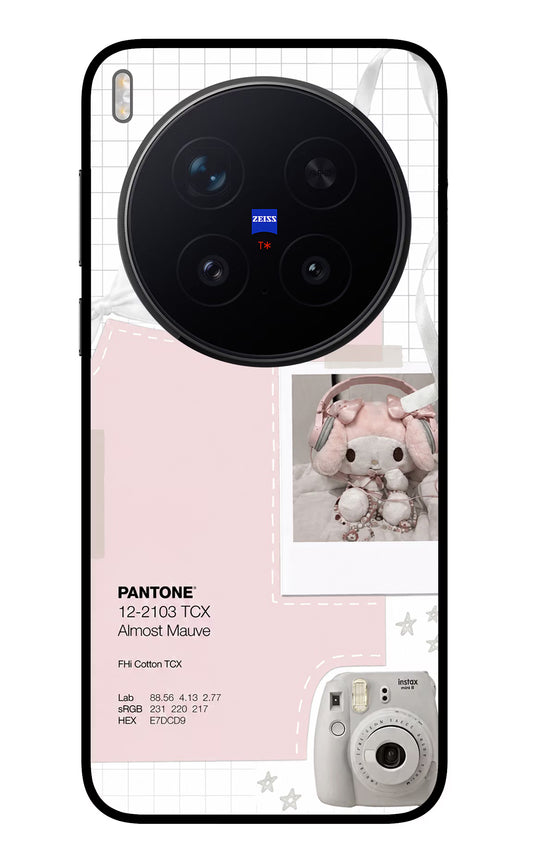 Pantone Asthetic Vivo X300 Pro Glass Case