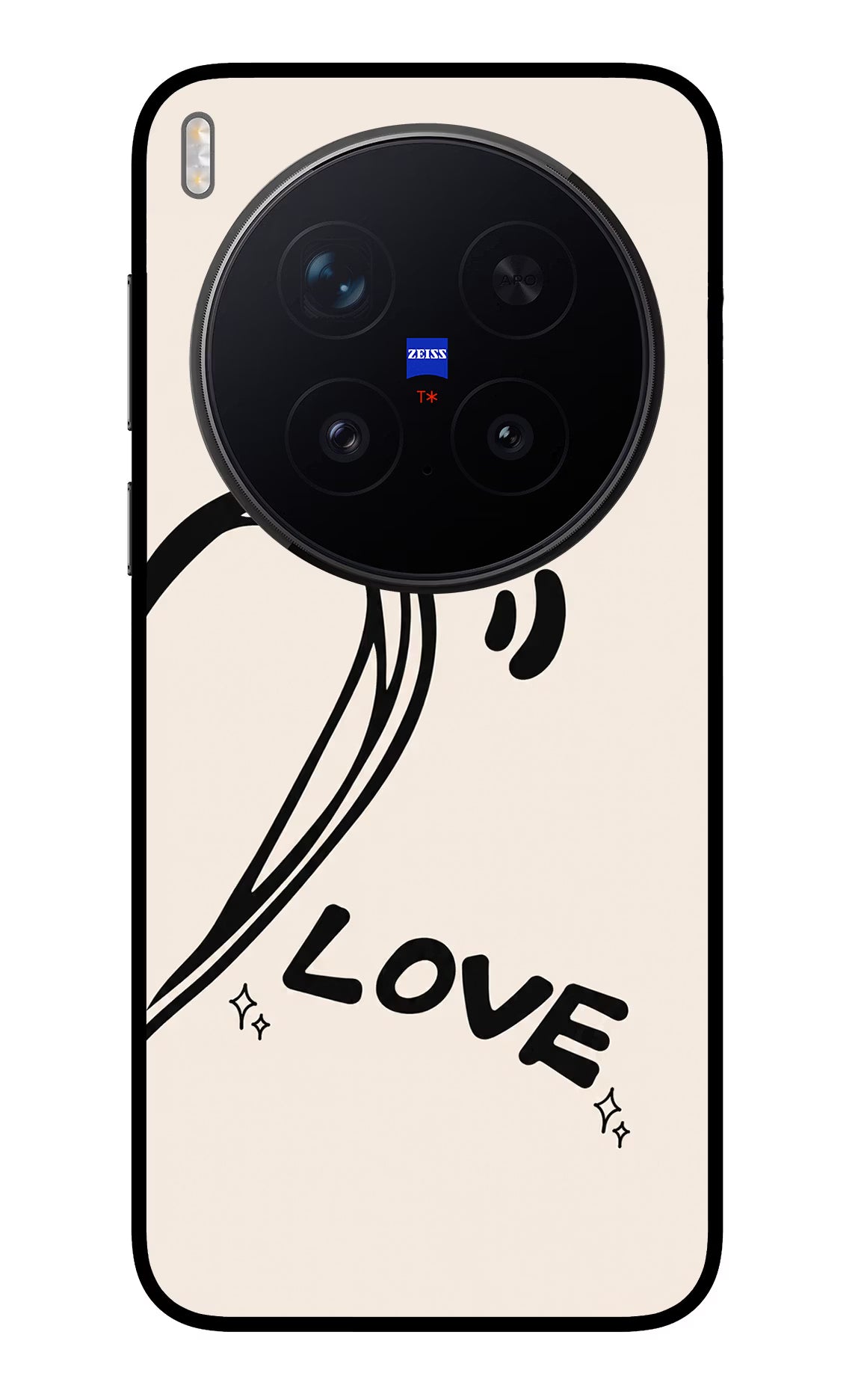 Soul Line Vivo X300 Pro Glass Case Back Cover by Casekaro