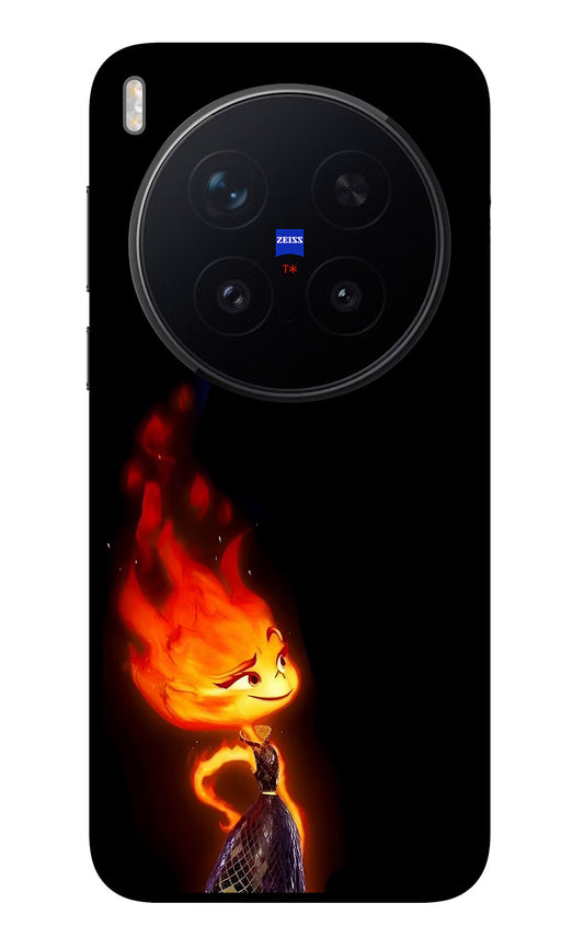 Ember Flame Vivo X300 Pro Glass Case