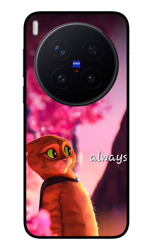 Always Cat Vivo X300 Pro Glass Case