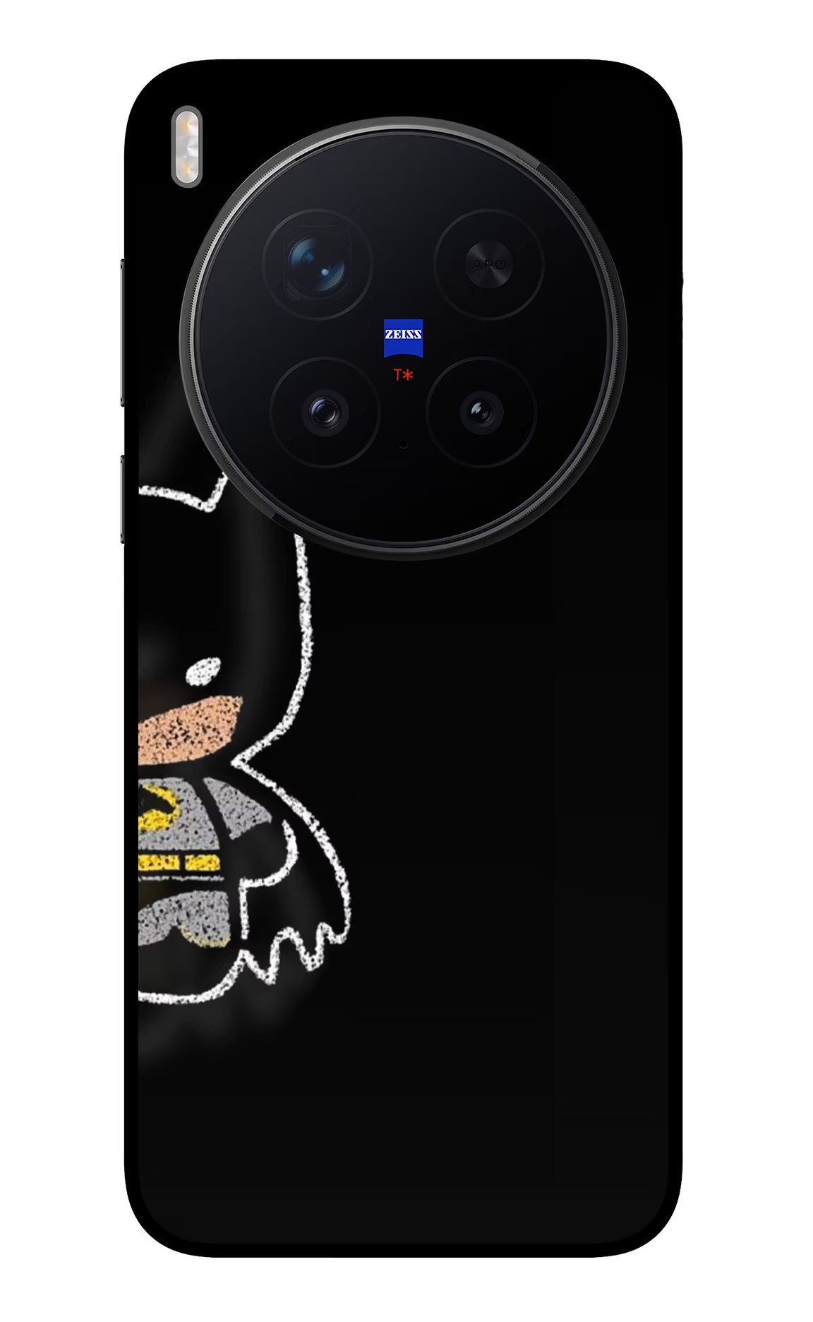 Bat Kitty Vivo X300 Pro Glass Case Back Cover by Casekaro