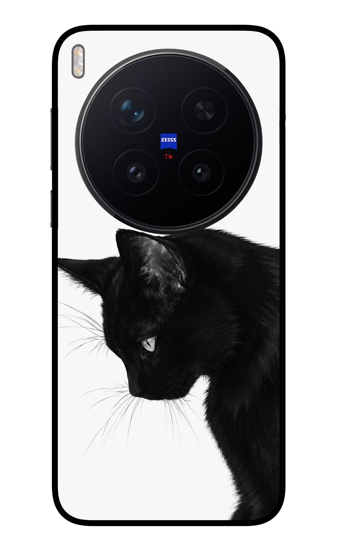Shadow Gaze Vivo X300 Pro Glass Case Back Cover by Casekaro