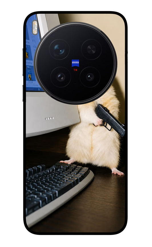 Hacker Hamster Vivo X300 Pro Glass Case