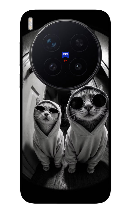 Hood Cats Vivo X300 Pro Glass Case