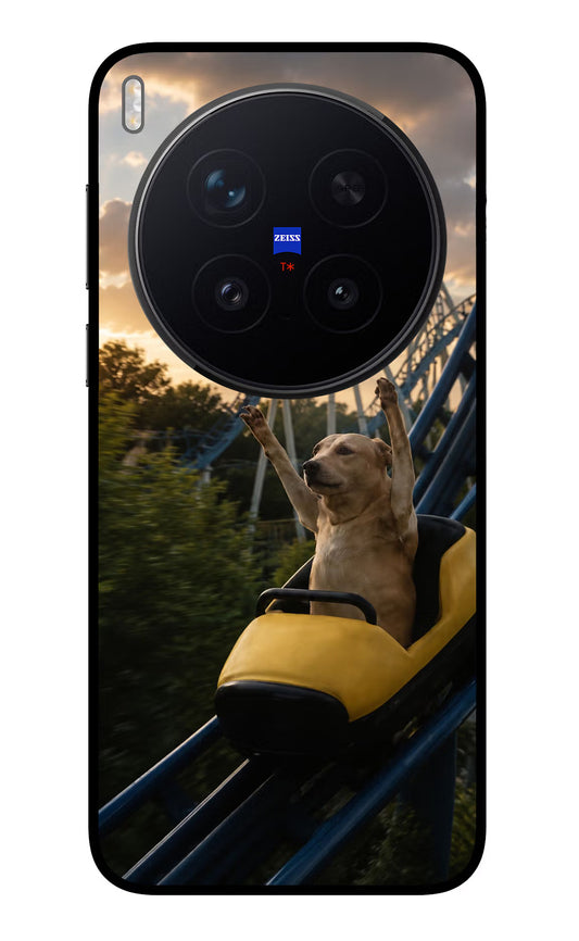 Rollercoaster Dog Vivo X300 Pro Glass Case