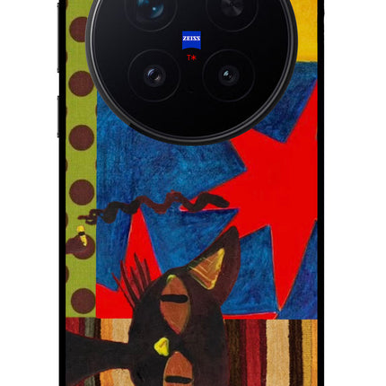 Pop Cat Vivo X300 Pro Glass Case