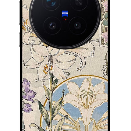 White Lily Vivo X300 Pro Glass Case
