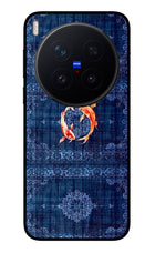 Koi Blue Vivo X300 Pro Glass Case