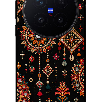 Boho Noir Vivo X300 Pro Glass Case