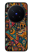 Folk Print Vivo X300 Pro Glass Case